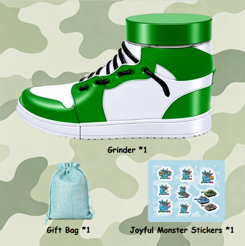 trainer sneaker grinder 3 colors novelty kick shoes shaped crusher herb grinder
