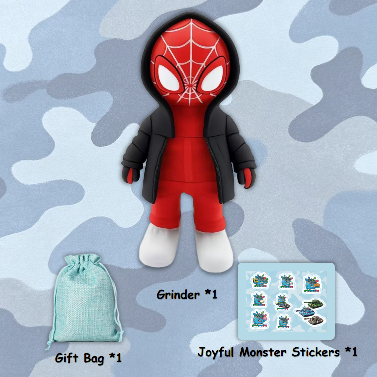 spider grinder 3 colors warrior streetwear collectible herb crusher