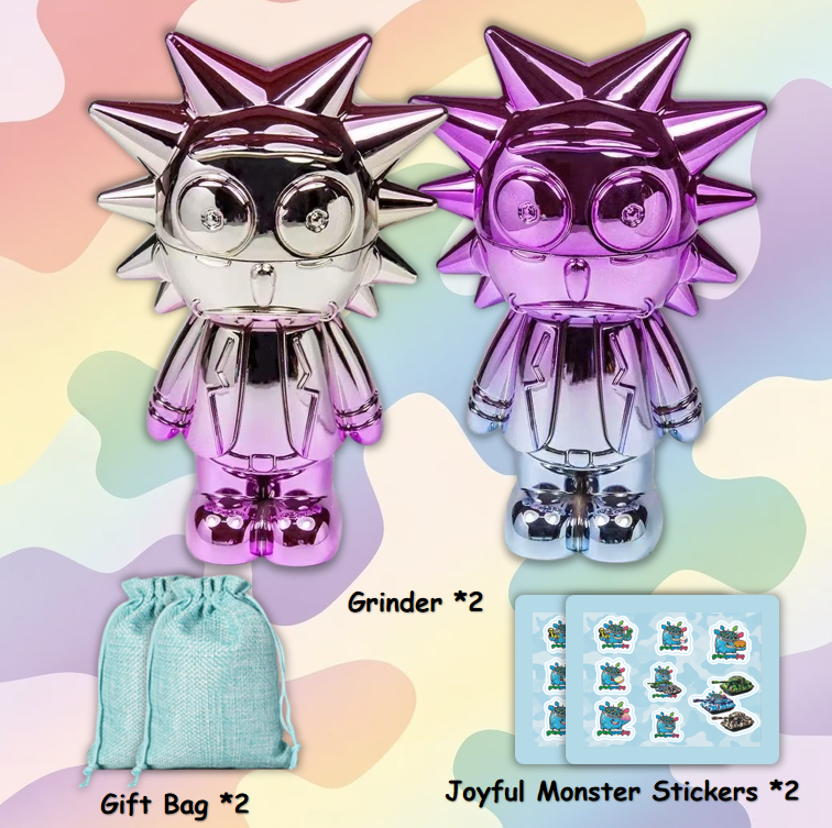mad scientist laser grinder multi colors electroplated alloy premium collectible