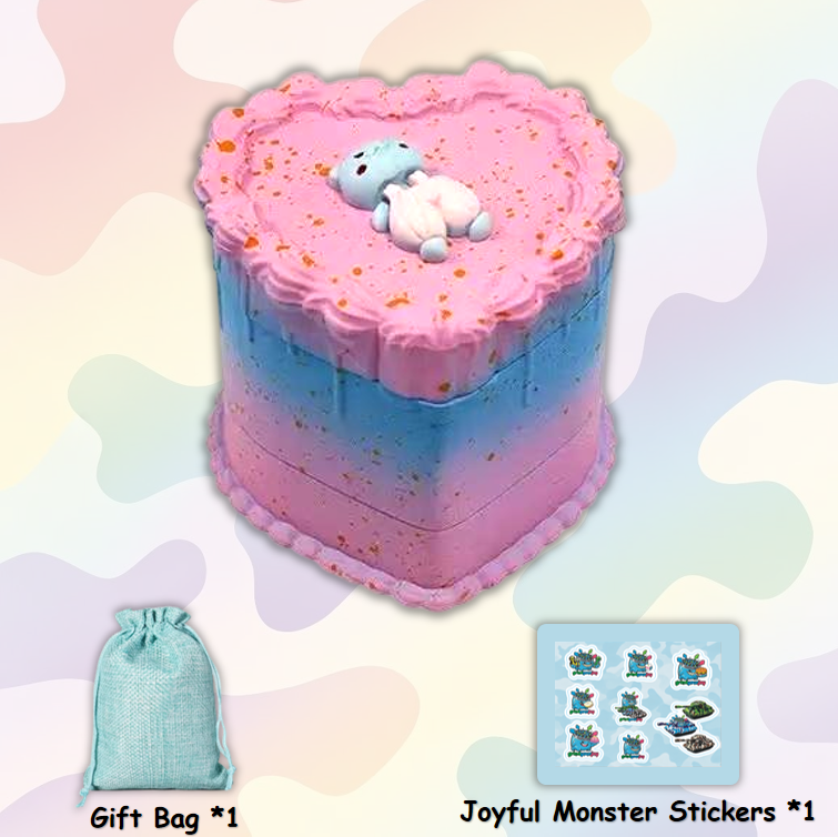 heart cake grinder muliti colors cute lovely cake shaped grinder