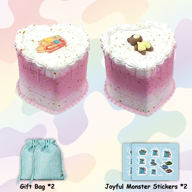 heart cake grinder muliti colors cute lovely cake shaped grinder