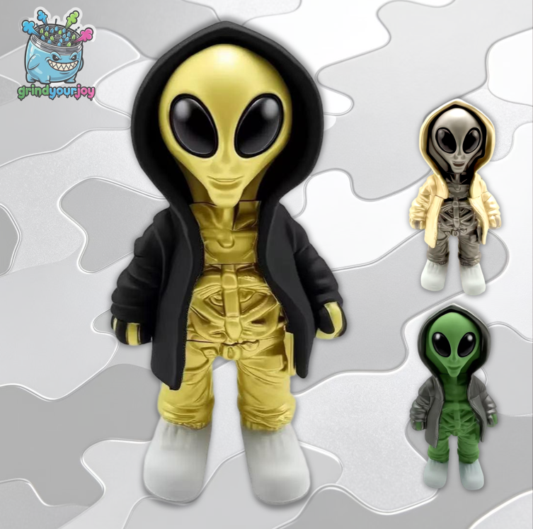 alien grinder 3 colors streetwear collectible figurines herb grinder