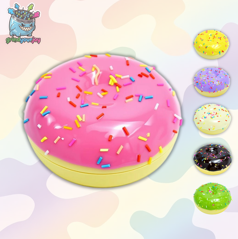 donut grinder cute lovely herb grinder portable crusher
