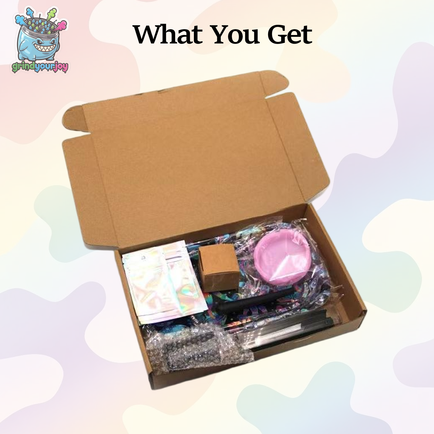 muashroom tin storage smoking set boxes