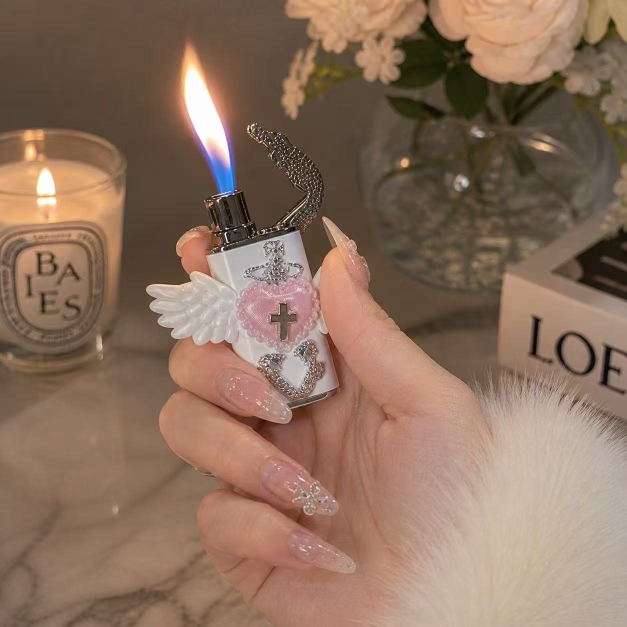 cat's wings lighter handmade