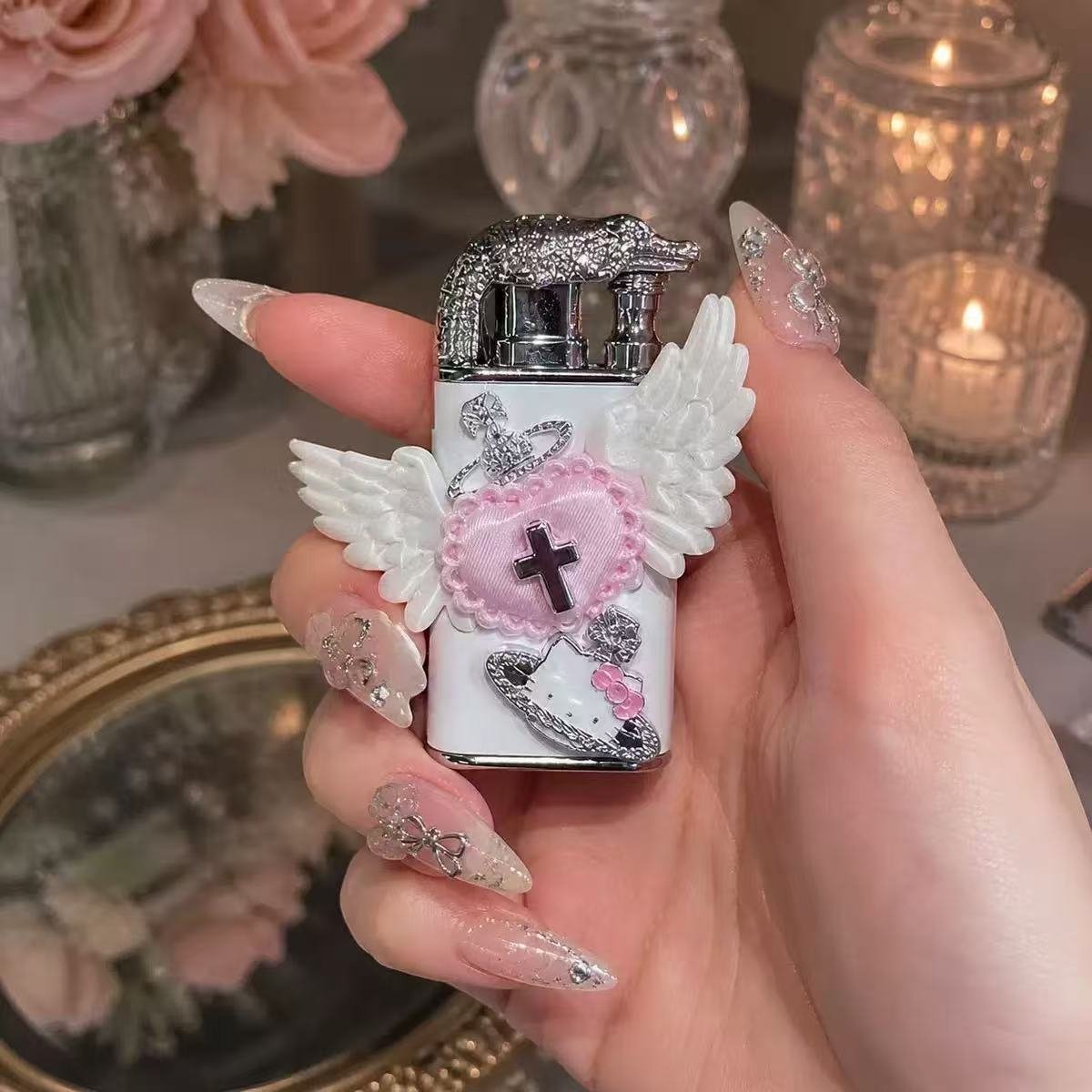 cat's wings lighter handmade