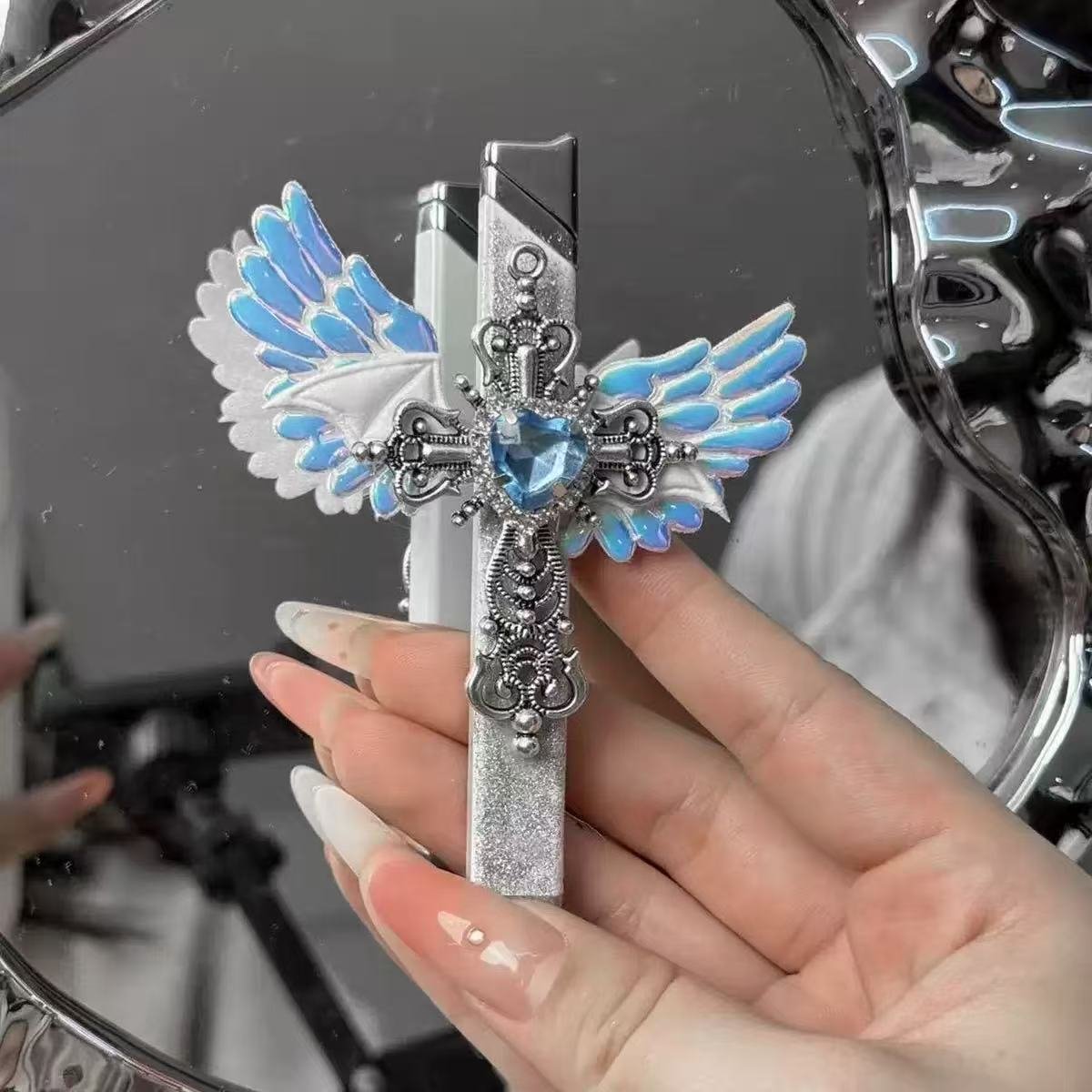 angel wings lighter handmade
