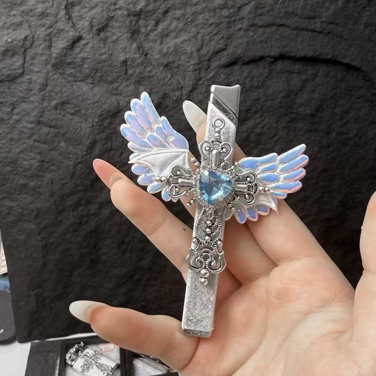 angel wings lighter handmade