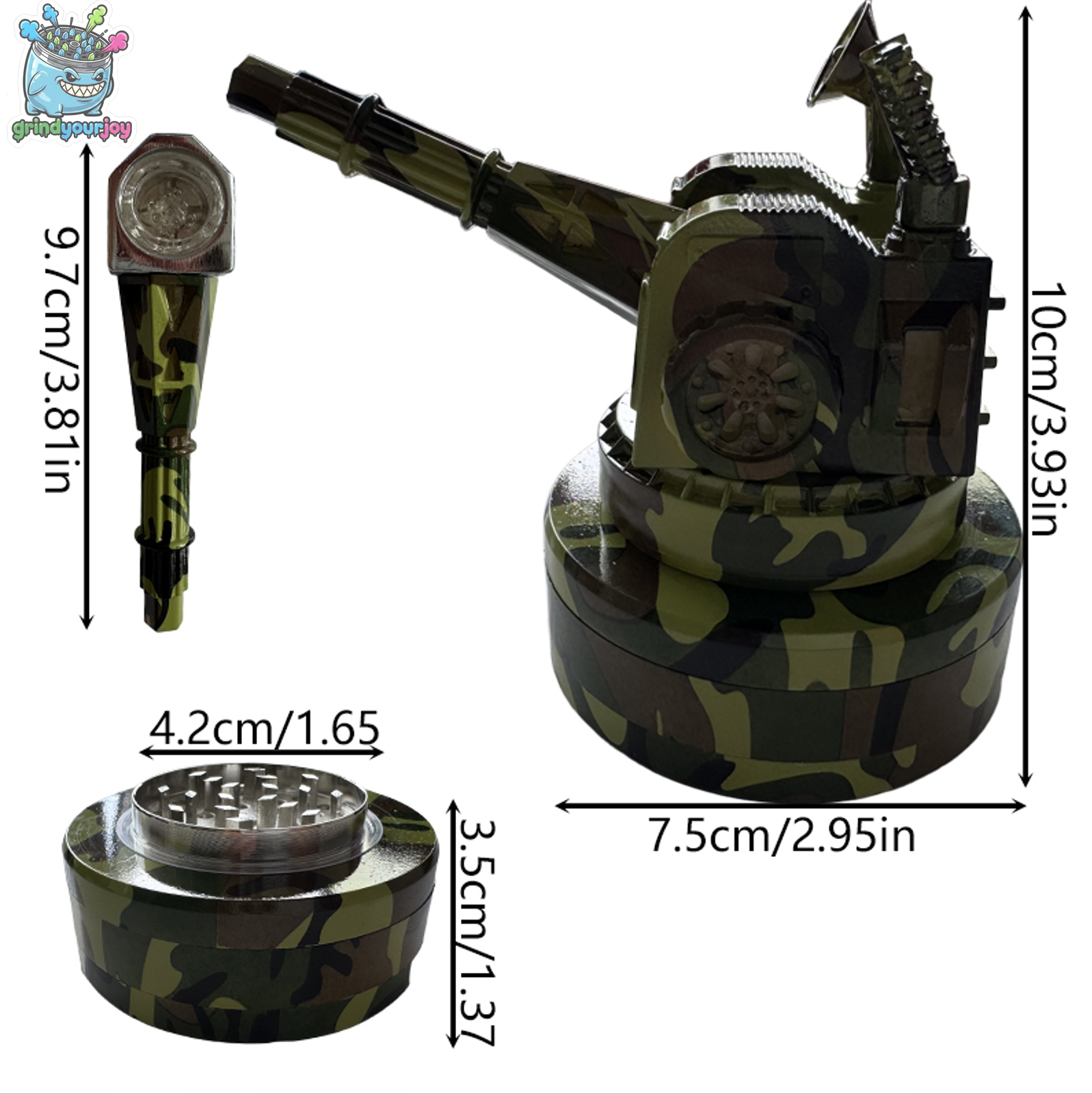 aircraft carrier cannon grinder pipe