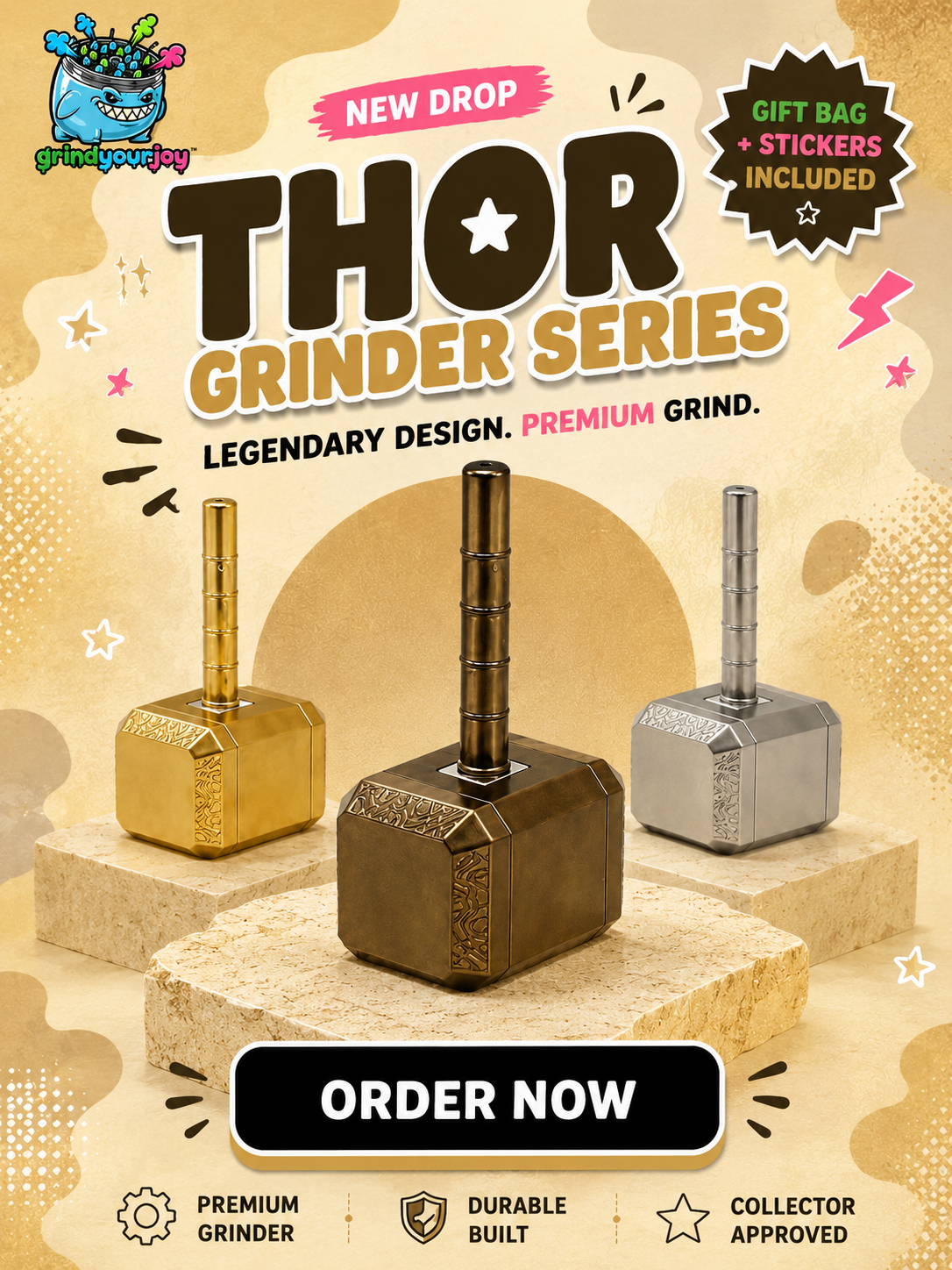 GrindYourJoy hero product 2